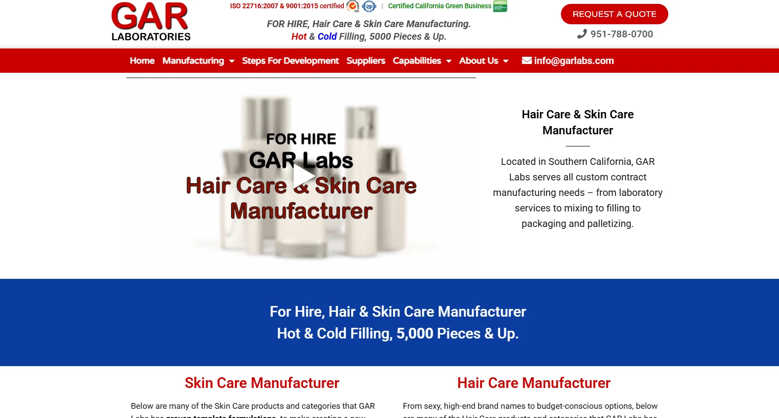 Top 10 Private Label Hair Care Contract Manufacturer